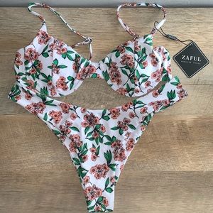 Zaful floral bikini